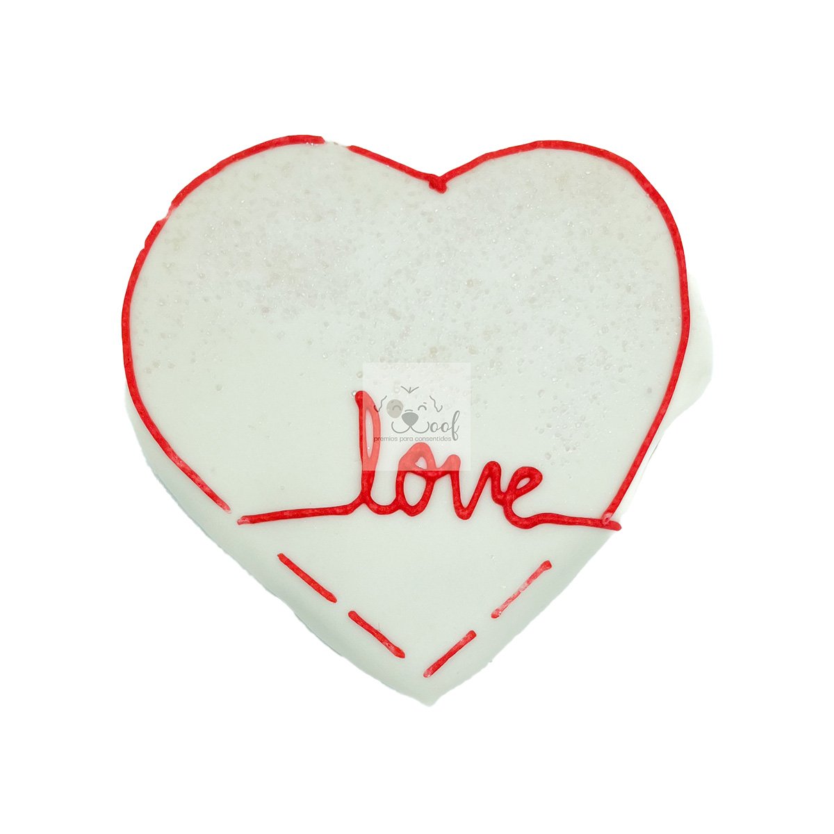 Premio Galleta De San Valentín Para Perro Woof Treats - 1pz