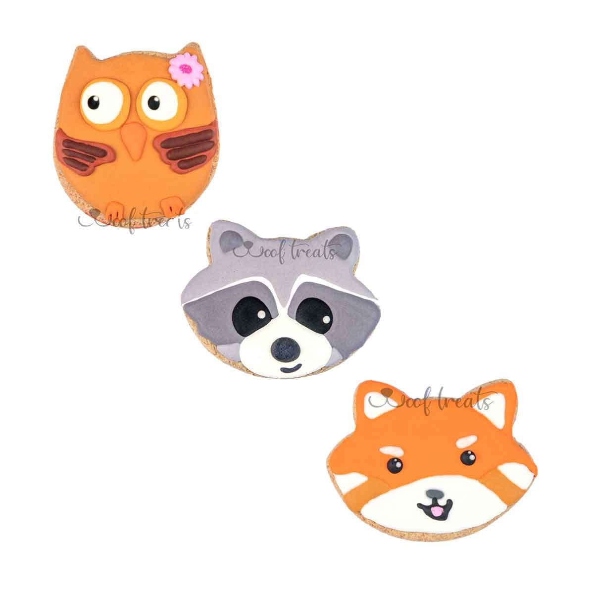 Premio Galleta Para Perro de Amigos del Bosque Woof Treats  – 3 pzas